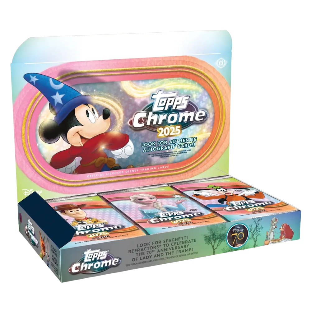 2025 Topps Chrome Disney Hobby Box