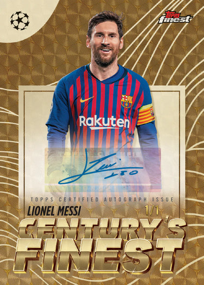 Topps Finest UCC 2025/26: Hobby Case - Pick Your Team #1