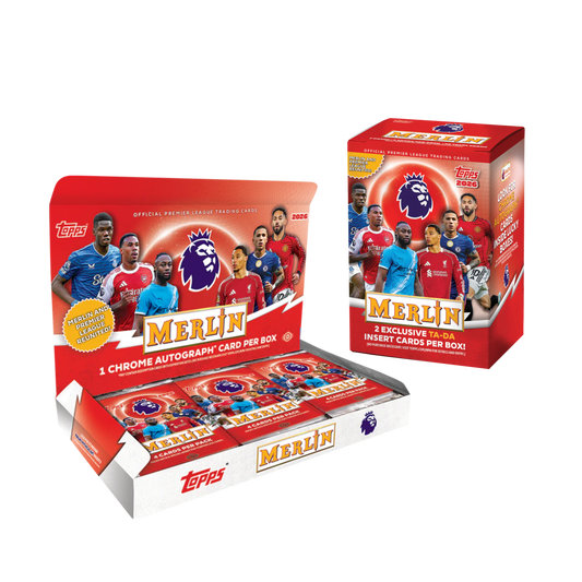 Topps Premier League Merlin 2026 Hobby + Blaster Case - Pick Your Team #1