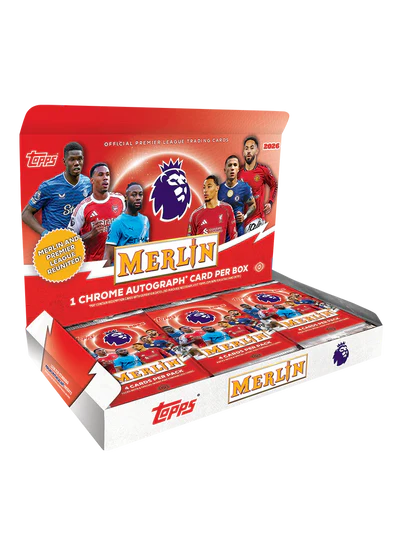 Topps Premier League Merlin 2026 Hobby Case - Pick Your Team #1