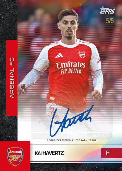 Topps Arsenal Team Set 2025/26 - Personal Box #2